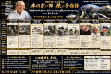 本田宗一郎 奇跡の根っ子人生年表の制作例